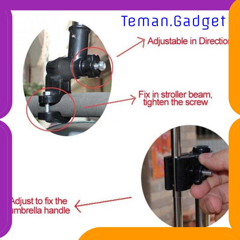 TG-IB444 Alloet Holder Payung Multifungsi Sepeda Stroller Kereta Bayi - HTC19