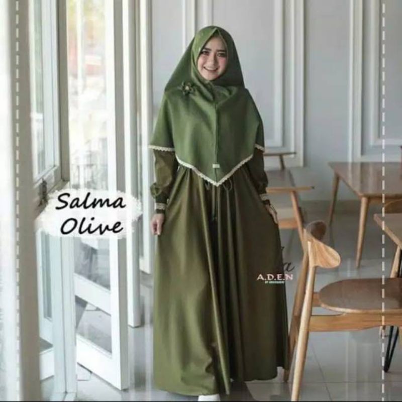 Salma syari set khimar // salma dress // khaira syari
