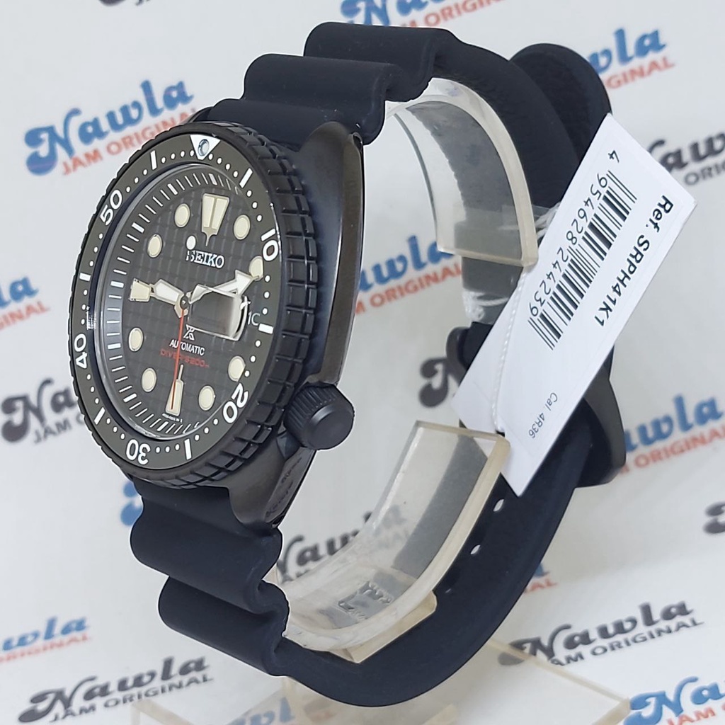 Seiko Prospex SRPH41K1 King Turtle Black - Jam Tangan Pria SRPH41