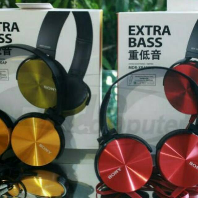 Headphone bando sony XB-450 stereo super bass