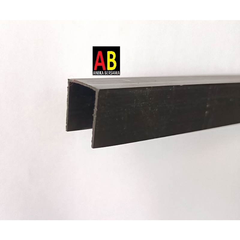 Lis U Aluminium 15mm x 15mm x 15mm brown 119.5cm