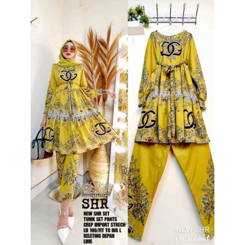 Tunik Set Pant SHR SetCelana SHR