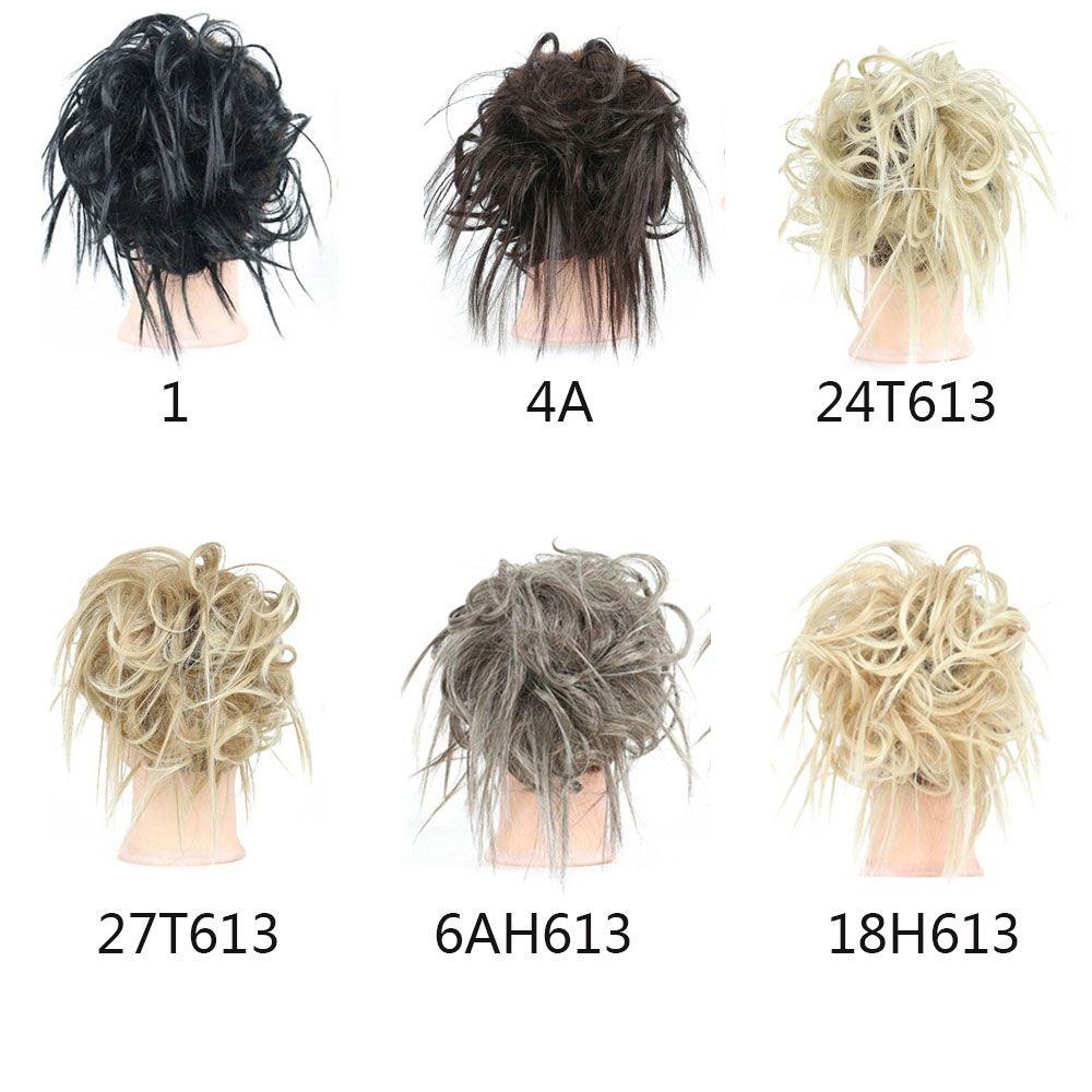 Wig / Rambut Palsu Sambung Model Kuncir Kuda / Ponytail Lurus / Gelombang 13 Warna Untuk Wanita