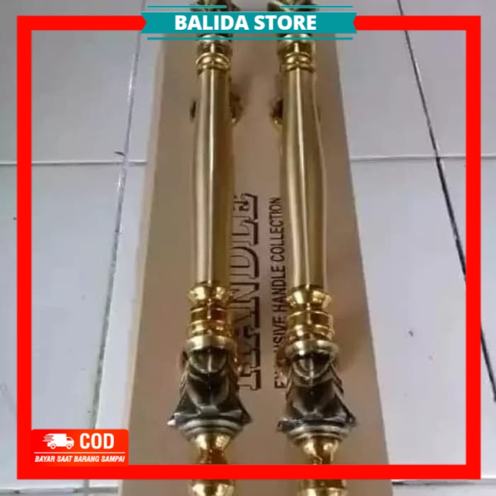 HANDLE KUNINGAN ASLI - HANDLE PINTU RUMAH KUNINGAN ANTIQ