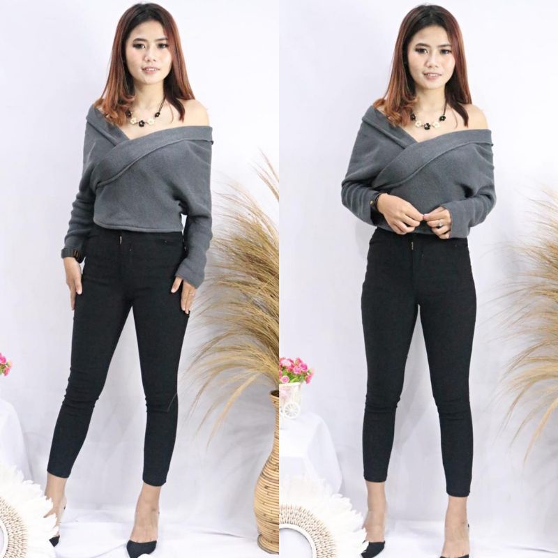 Kem Oversize Lisa HQ / Kemeja Wanita Bangkok / Kemeja Wanita Korea / Kemeja Oversize Korea