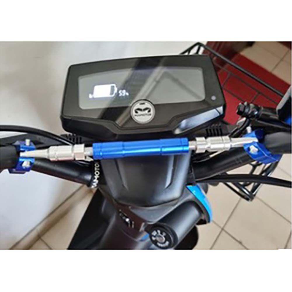 Lanfy Motor Crossbar Modifikasi 22mm Aluminium Alloy Setir Motor Trail Memperkuat Stang Grip Motor