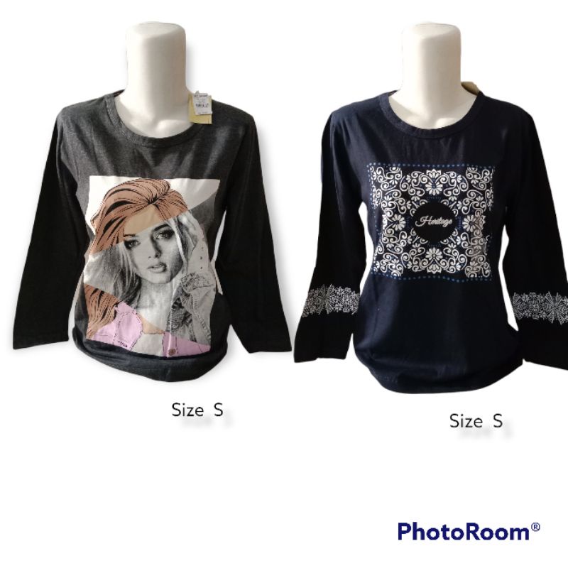kaos tzone lengan panjang / kaos tzone cewek