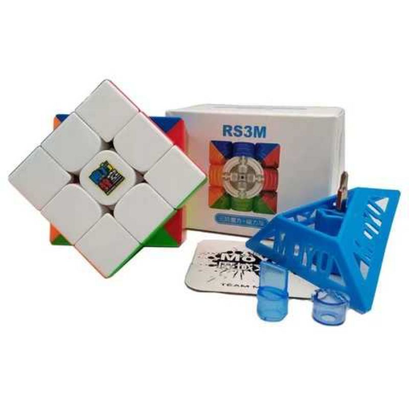 Image of Rubik 3x3 Moyu RS3M 2020 MAGNETIC Stickerless ORIGINAL #2