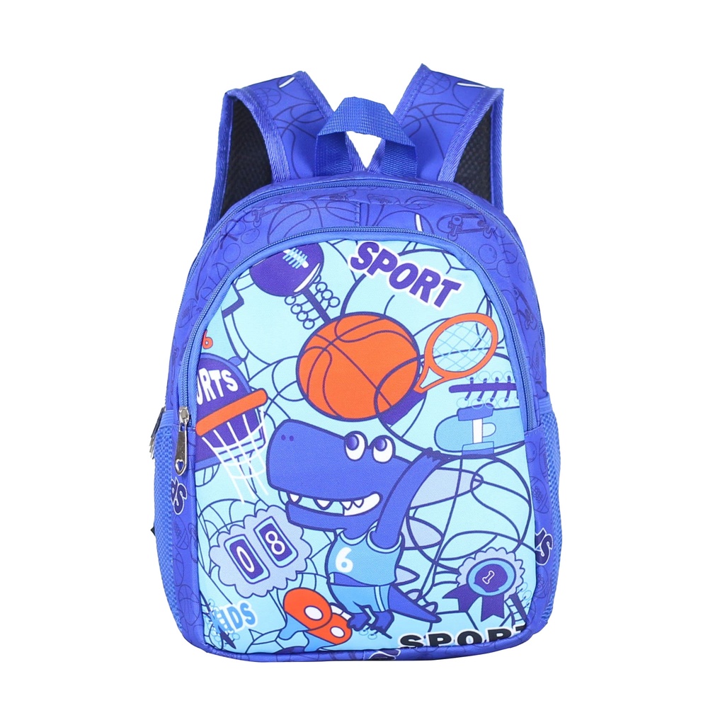 Tas Ransel Karakter Basket Biru Backpack Mini Import Tebal Ransel Anak Tk Gendong Tebal Keren