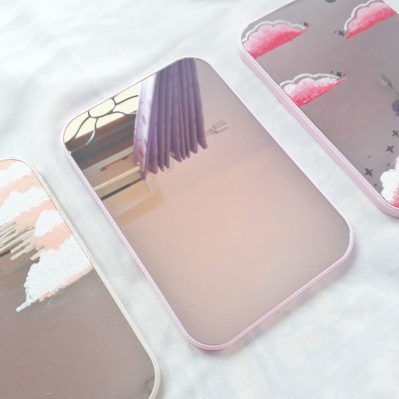 OPEN [CUSTOM] Painting Mirror/Mirror Painting/Painted Mirror/Cermin Lukis/Aesthetic Mirror