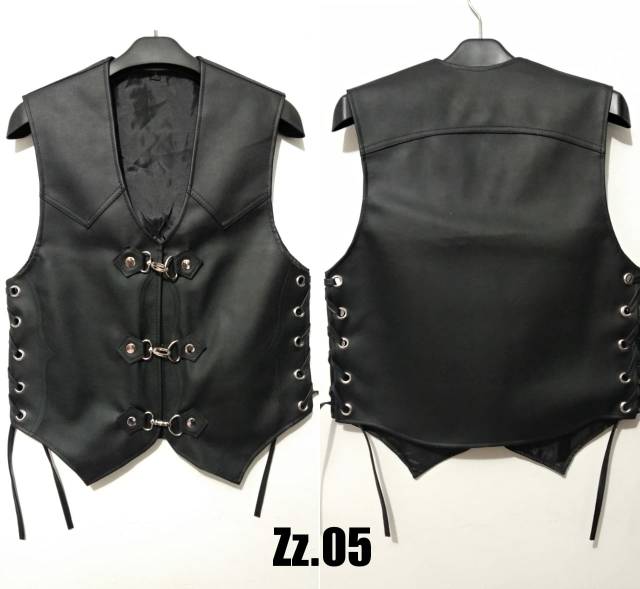 90u TERMURAH Rompi Kulit Bikers Koboy / Rompi Sintetis / Rompi Bikers / Rompi Koboy / Rompi Pria