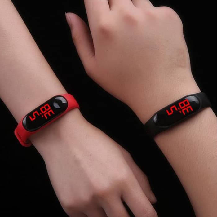 Jam Tangan LED miband Analog Digital Termurah