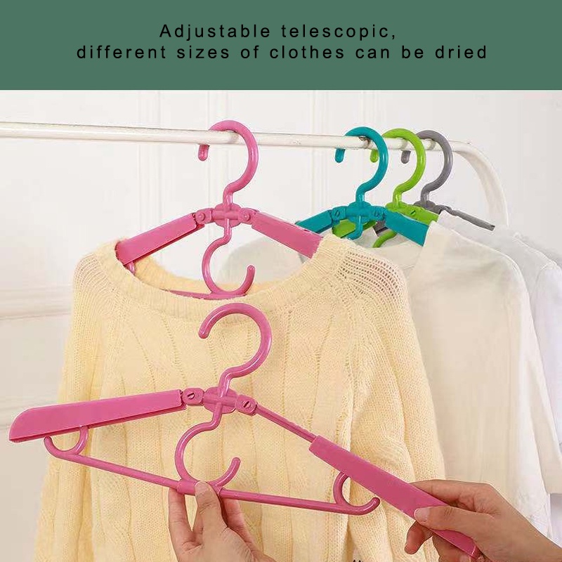 UNIGOOD - Adjustable Hanger Lipat Gantungan Baju Sepatu Multifungsi Magic Hanger 2 in 1