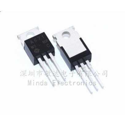 10pcs Ic A671 2SA671 2SC1061 C1061 TO220