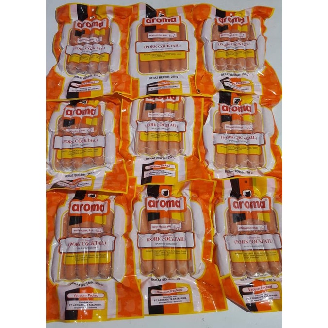 

MAKANAN BEKU / PORK COCKTAIL SOSIS BABI COCKTAIL AROMA BALI (250GRAM PERPAK) NON COD
