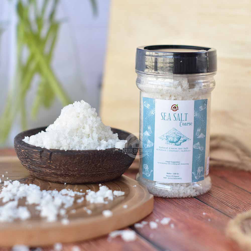 

House Of Organix Natural Sea salt Coarse 100 Gr