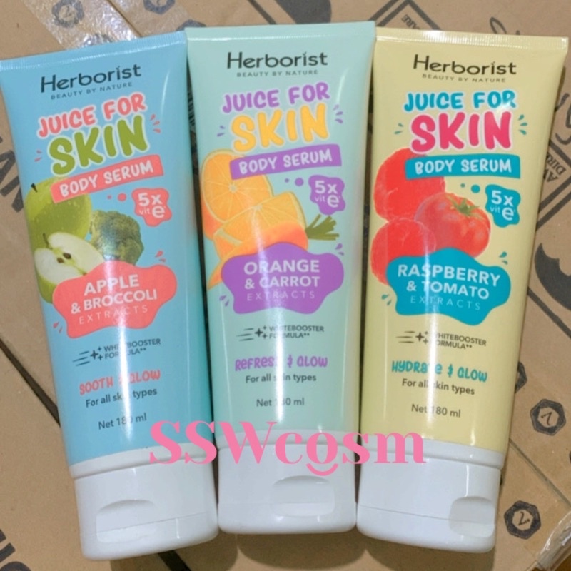 Herborist Juice For Skin Body Serum & Face Scrub-1
