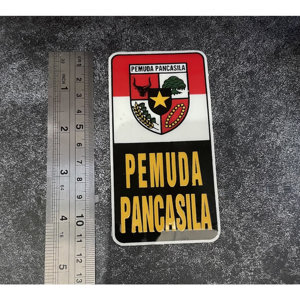 Stiker PP (Kotak)  - Sticker Pemuda Pancasila - Sticker PP Mobil