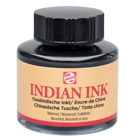

(BISA COD) Talens Indian Ink 30 ml Tinta Cina Hitam Comic Manga Ink Calligraphy OBRAL Kode 181
