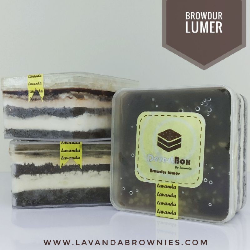 

Brownies duren lumer, durian lumer, browdur lumer lavanda brownies