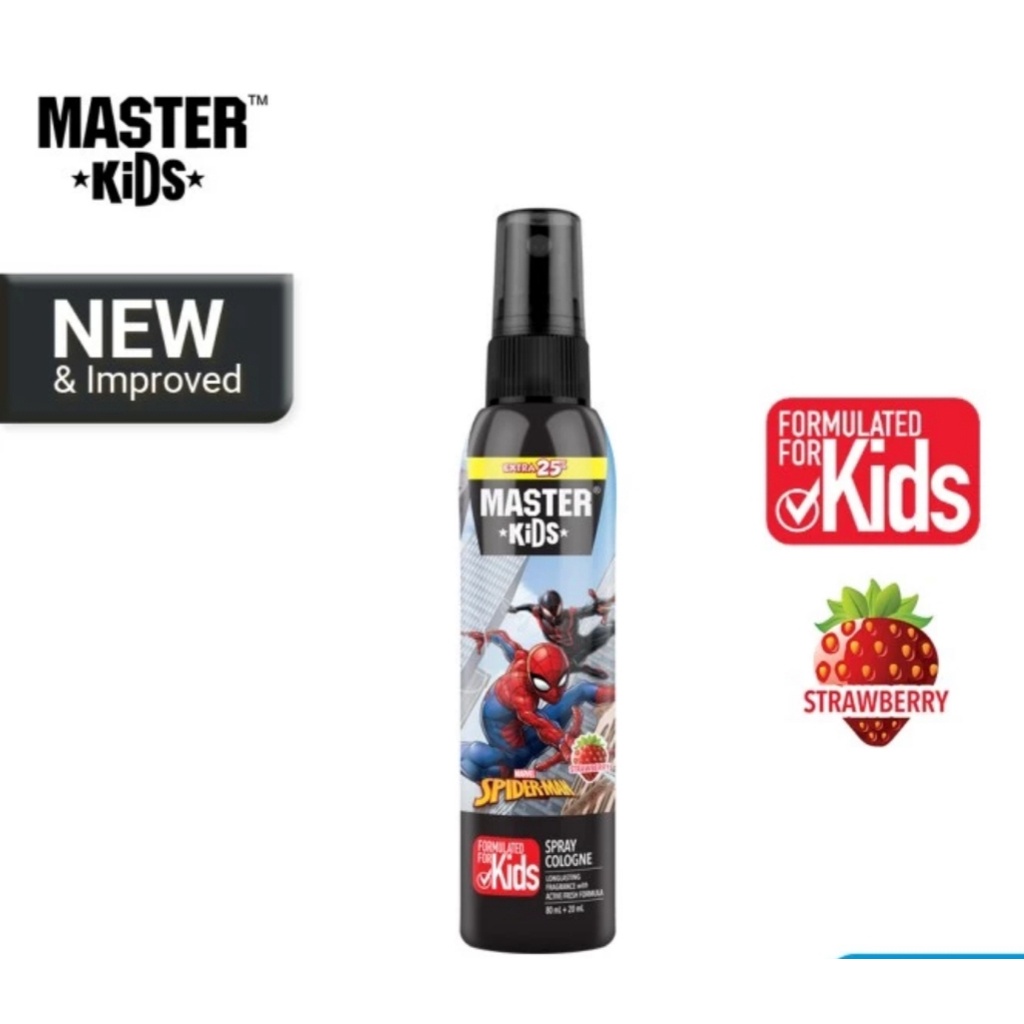 Master Kids Spray Cologne Spiderman Botol 100ml