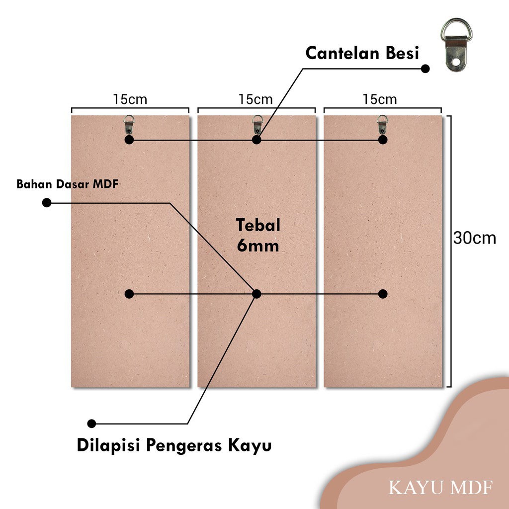 Wall Decor Hiasan dinding KHALIGRAFI Terbaru!!!