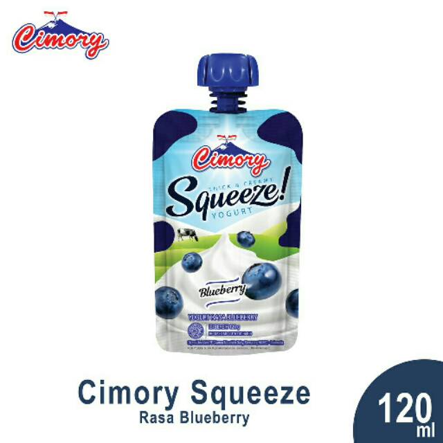 

CIMORY SQUEEZE YOGURT 120g RASA BLUEBERRY/PCS