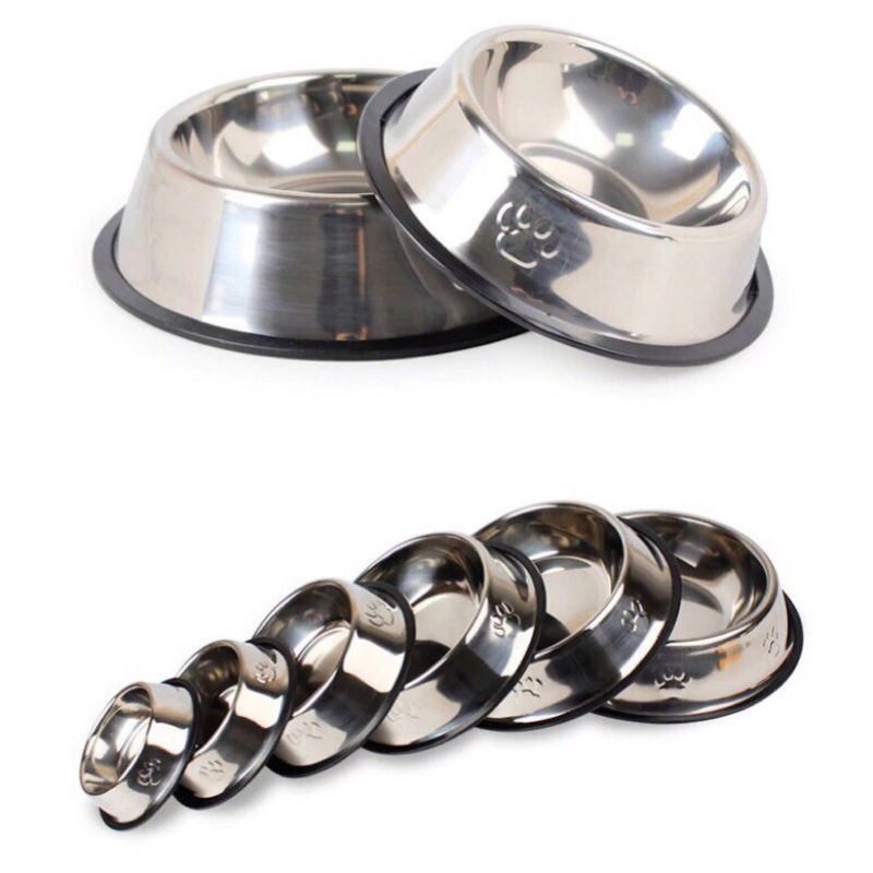 Tempat Makan Kucing Anjing Stainless stell anti karat