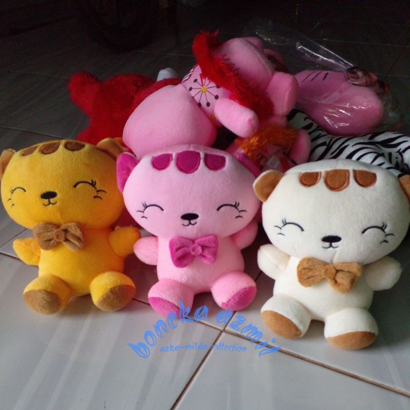 Boneka kucing mericat sizs s ukuran 25cm