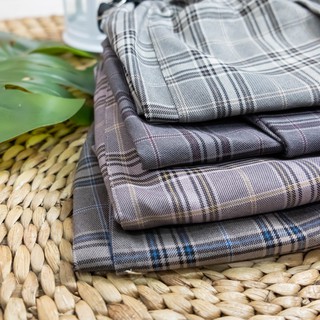 PS1675 Isadora Plaid Pants celana kotak kotak celana PS1675 Isadora Plaid Pants celana kotak kotak celana