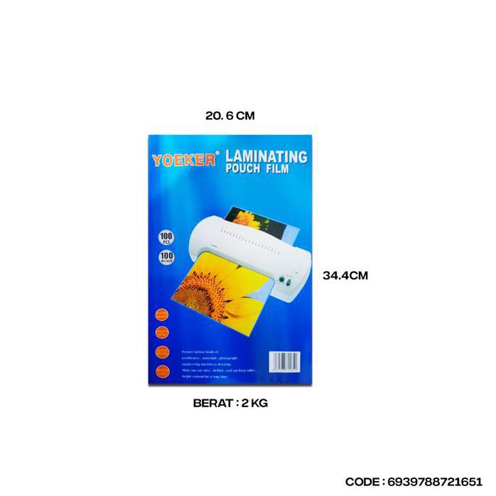 LAMINATING POUCH 100 lbr plastik laminating peralatan kantor fotocopy hemat