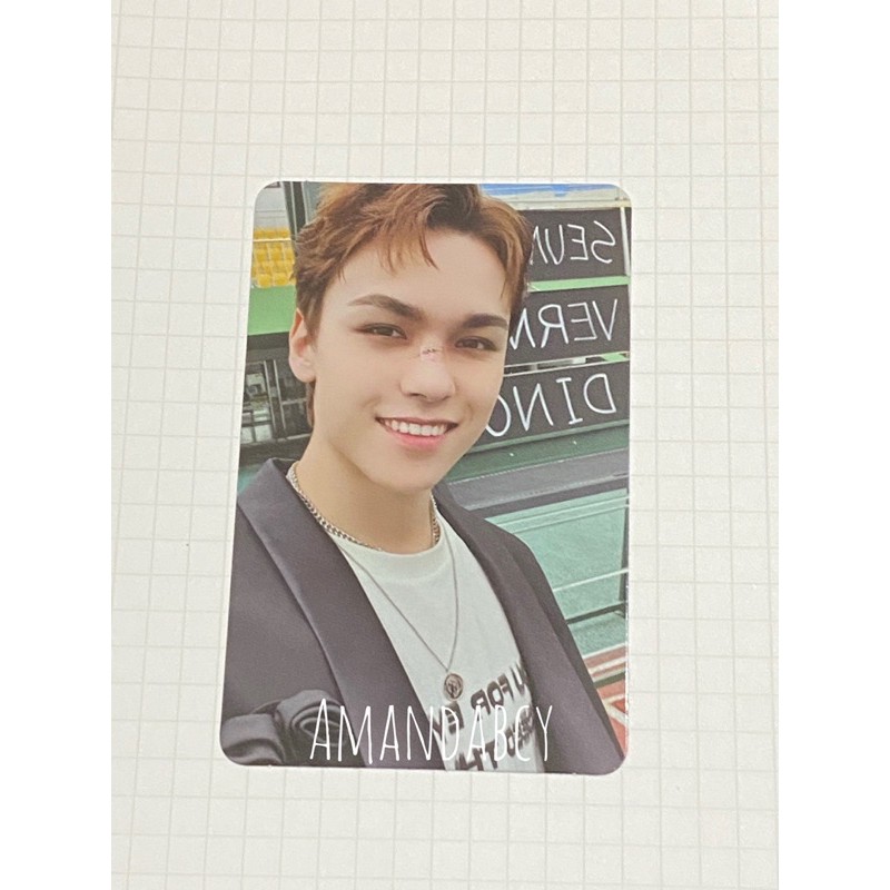 SEVENTEEN BENEFIT PHOTOCARD (Vernon Henggarae, The 8 Semicolon)