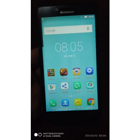 hp handphone murah android 4G lenovo A6000 black SECOND mulus