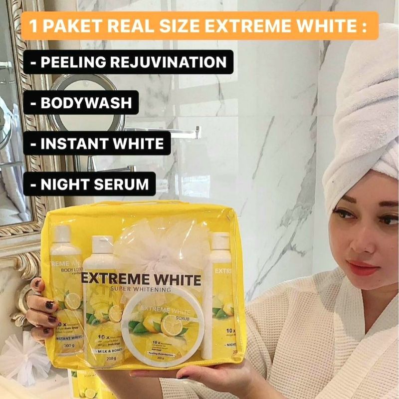 EXTREME WHITE REAL SIZE | GLASSKIN | GOLDSKIN | KOREAN WHITE | SUPERBELLA