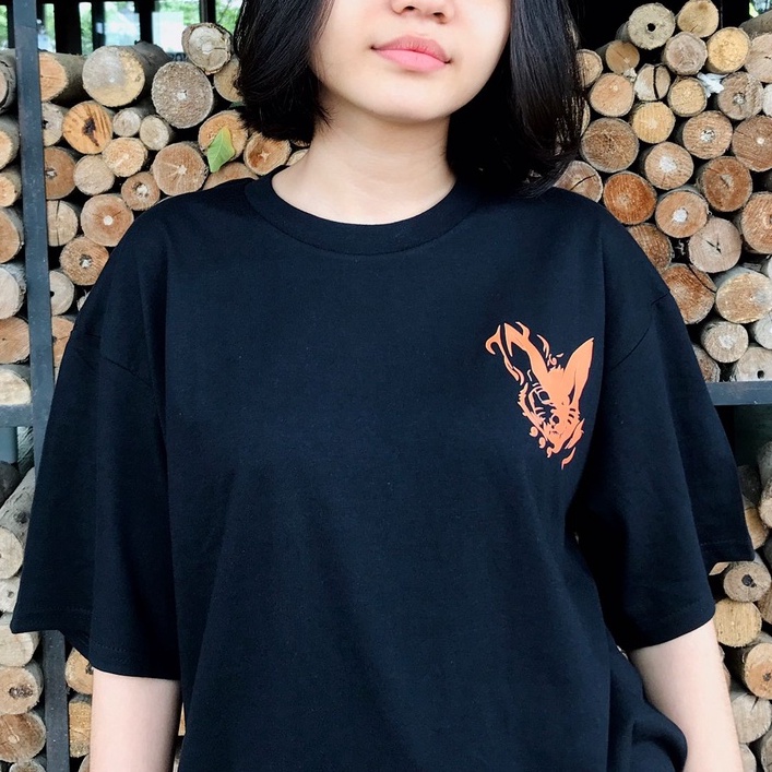 Tshirt Kurama Logo Anime Manga Naruto Premium Unisex