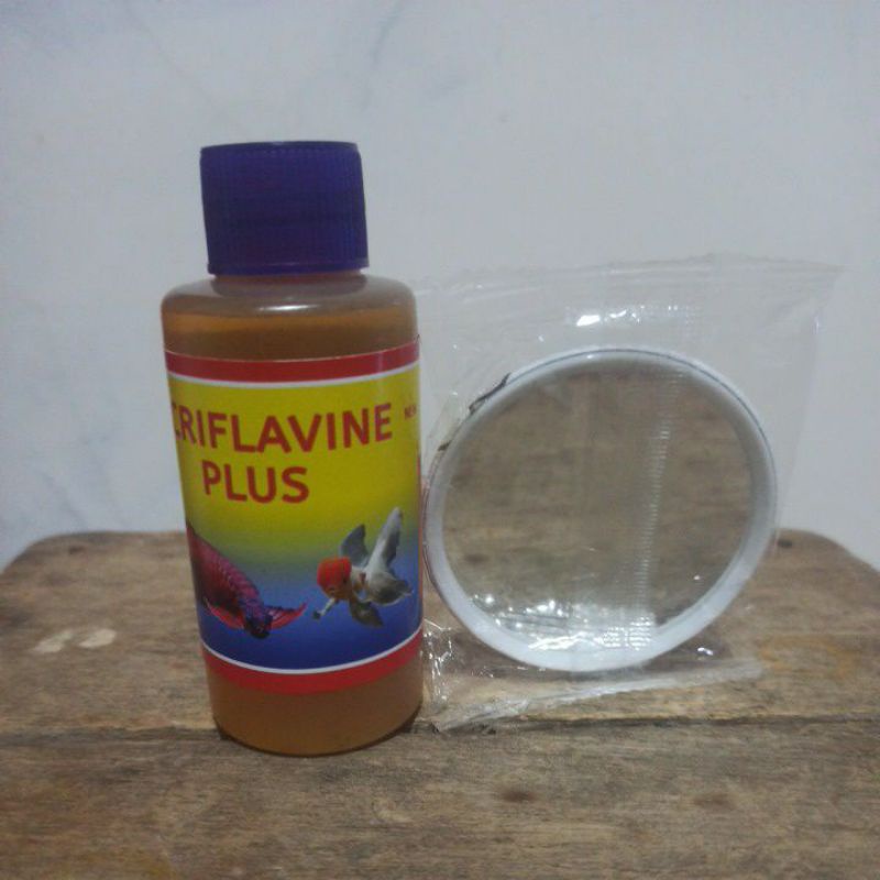 PAKET KACA FLEARING DAN ACRIFLAVINE OBAT IKAN CHANA CUPANG OSKAR PBASS PREDATOR HIAS