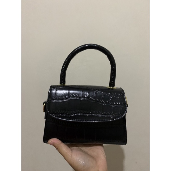 (PRELOVED) TAS CROCO BLACK