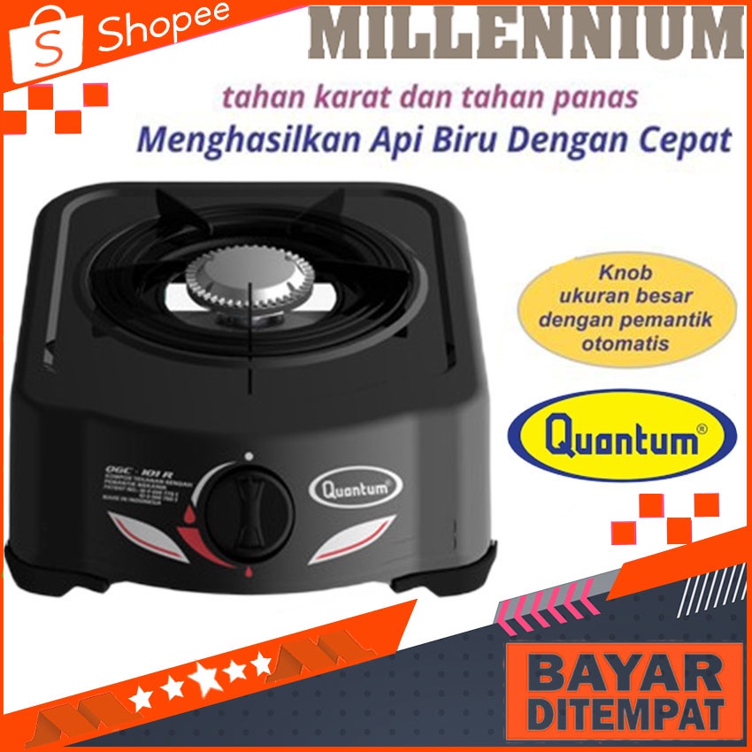 Kompor Gas 1Tungku Quantum 101R Kompor Gas 1 Tungku