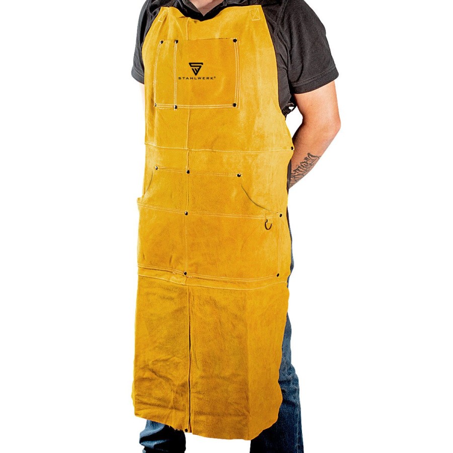 STAHLWERK WELDING PROTECTIVE APRON - APRON LAS STAHLWERK BIRU