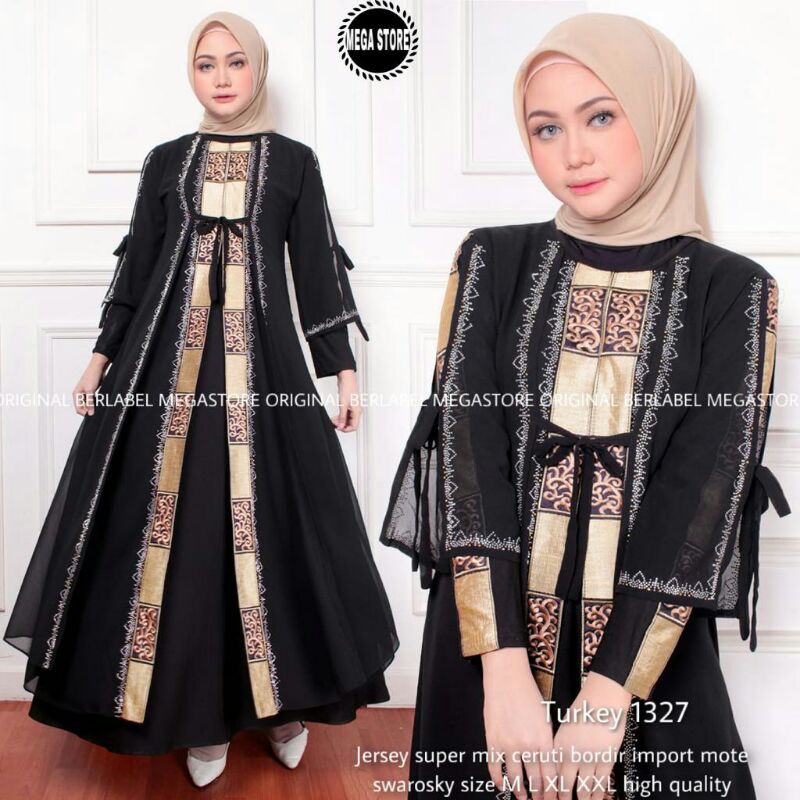[megastore] abaya turkey 1327