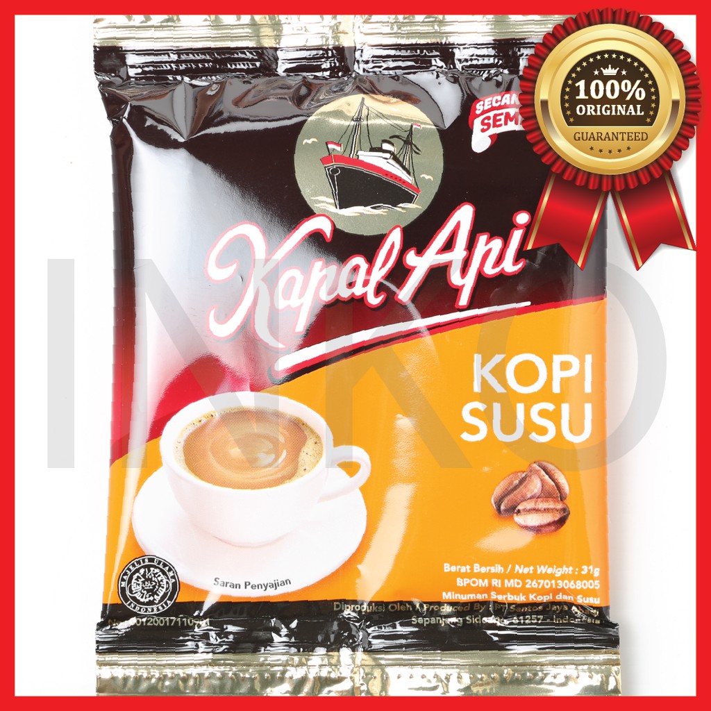 

KAPAL API KOPI SUSU MINUMAN SERBUK KOPI DAN SUSU RENTENG 10X31GR