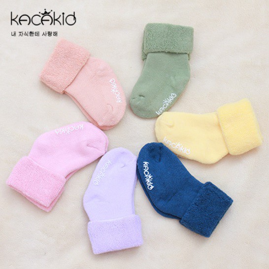 (Pimenova) kaos kaki anak katun tebal  lembut socks for baby