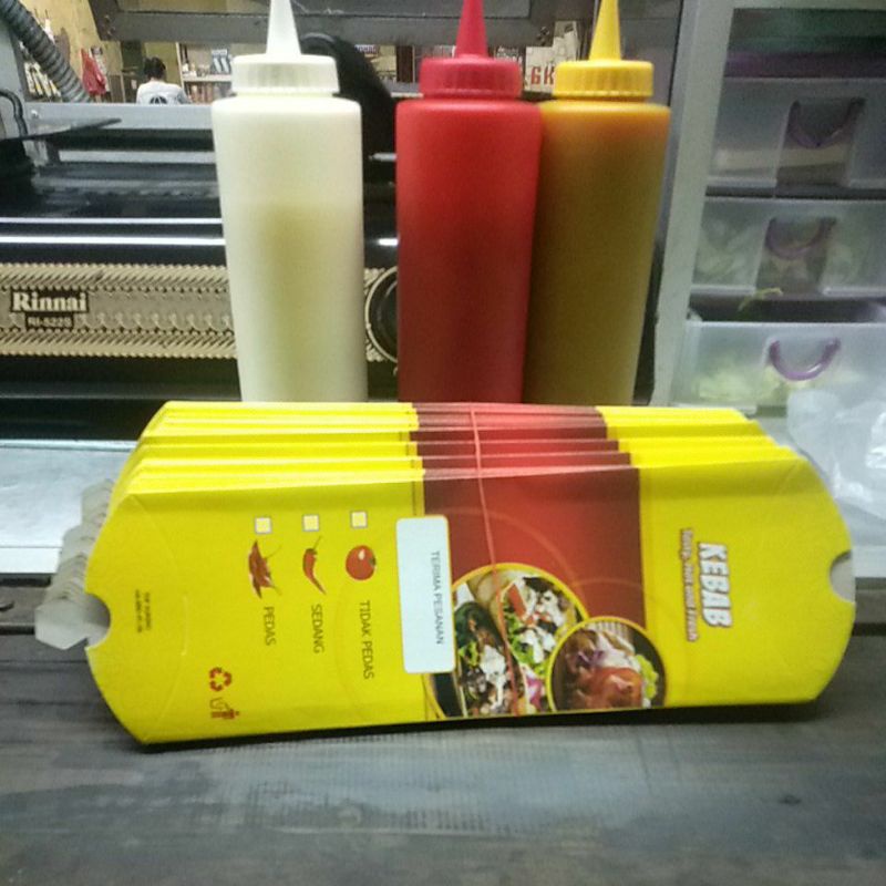 

bungkus box kebab murah isi 50 lembar