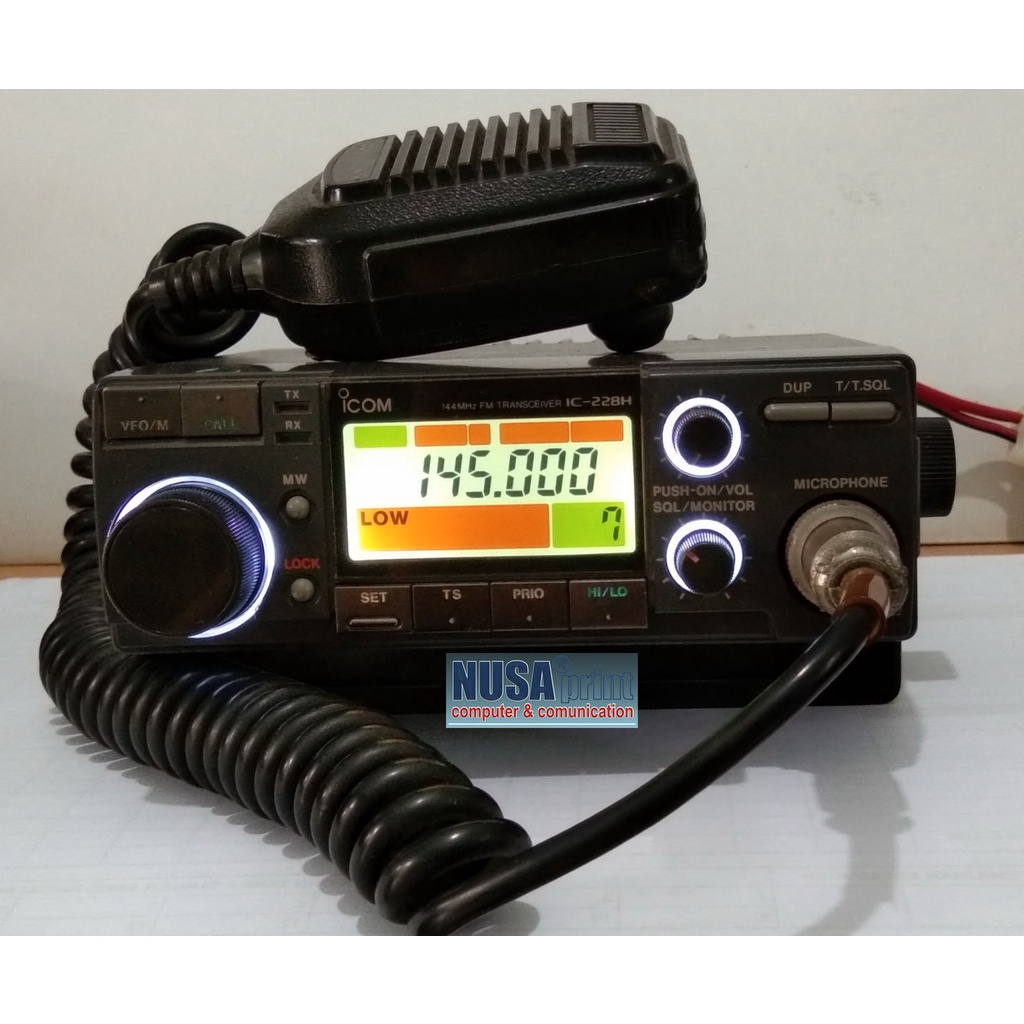 Radio RIG ICOM IC 228H Normal 60Watt bekas