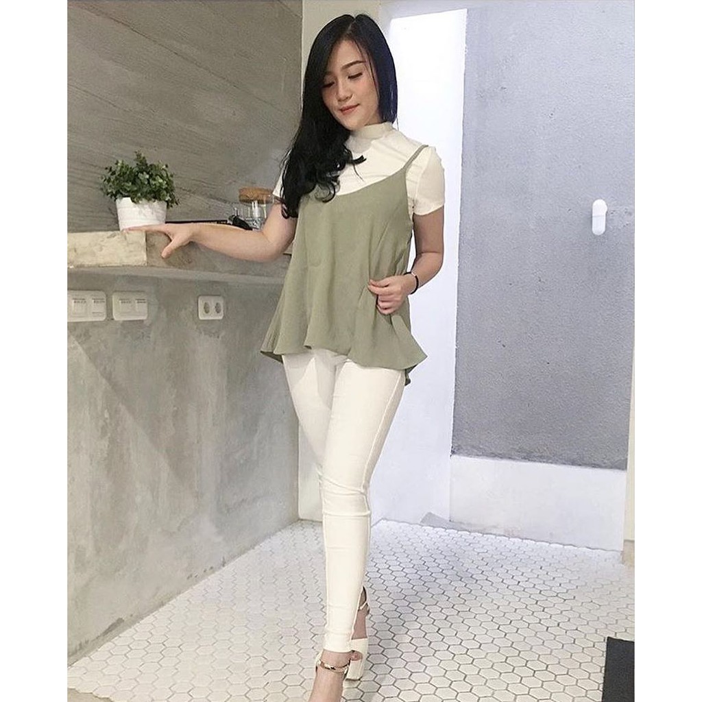 Celana Jeans Wanita Putih JSK 1102