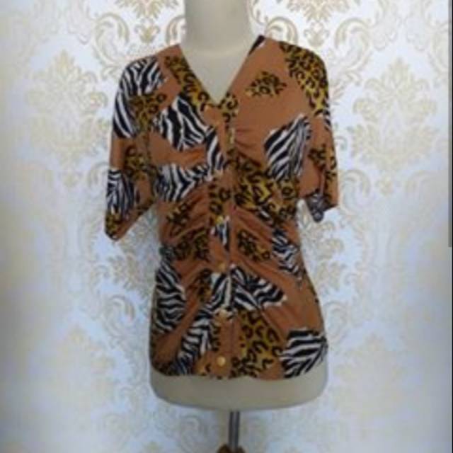 Baju import motif macan mix