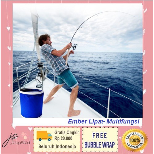 Ember Lipat Portable Multifungsi /  Ember pancing/Ember cuci mobil dan motor 9 Liter
