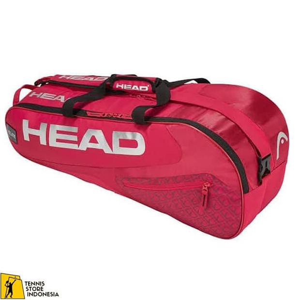 TS Tas Tenis Head Elite 6R Combi - Red Original STOK TERBATAS Kode 1445