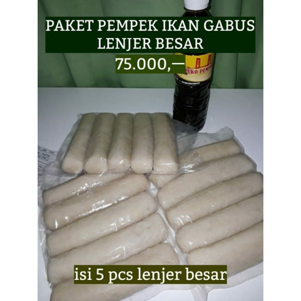 

Pempek ikan gabus