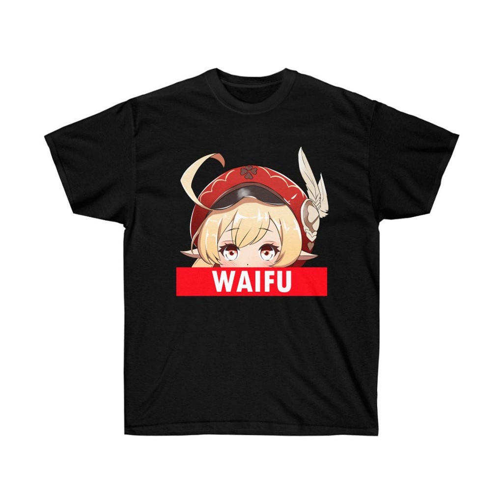 Tshirt Genshin Impact Klee as Waifu Bucinnya Klee Character Game Kawaii